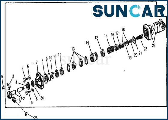 Купить Гидравлическое уплотнение масла ремонта наборов 890A John Deere уплотнения цилиндра заграждения замены RE21210 online manufacture