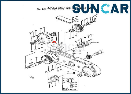 Купить KOMATSU 07010-00080 0701000080 ходкие и высококачественного масло уплотнения для D50P-10 GD30-4 GD30-5M online manufacture