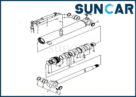 Купить Набор KOMATSU YM172151-72020 YM17215172020 уплотнения цилиндра руки для набора запечатывания цилиндра руки PC50FR-1 online manufacture