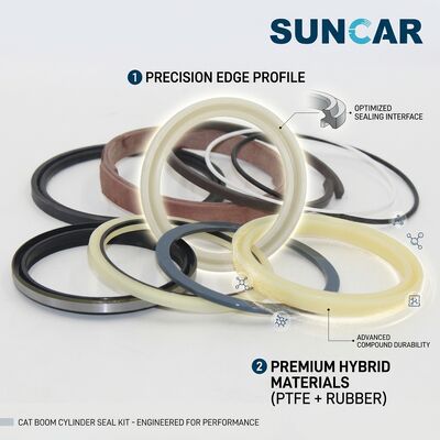 266-7861 Boom Cylinder Seal Kit For C.A.T. E315C E315D L E318D L E318D2 L